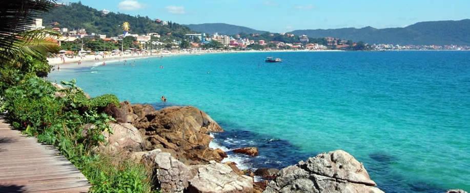 Praia De Bombinhas Res Solar Das Bromelias Kültér fotó